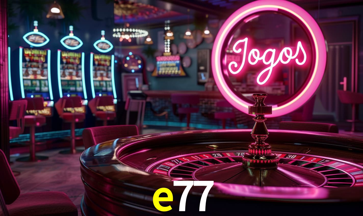 Jogos de Mesa Premium e77 - Blackjack, Roleta, Baccarat